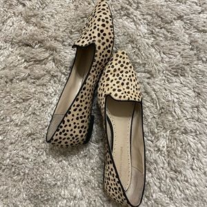 Adrienne Vittadini Cheetah Print Loafers